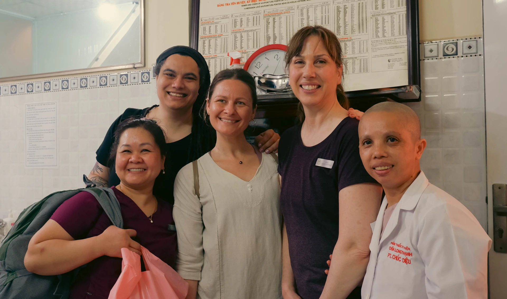 The care team together